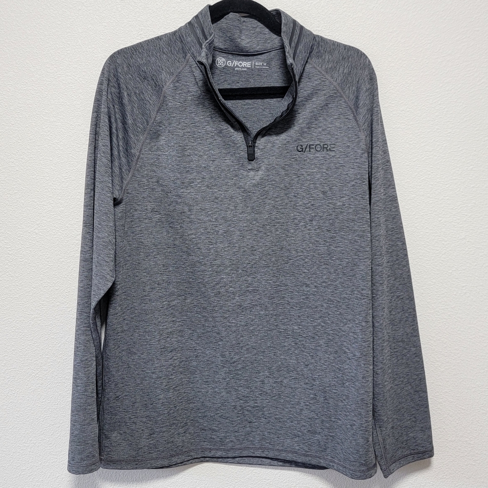 G/fore Brushed Quarter Zip 1/4 Long Sleeve Atheltic Pullover